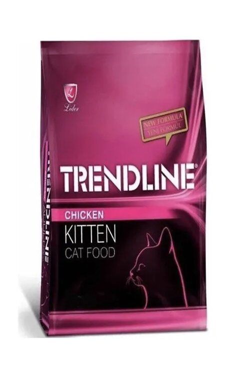 TRENDLİNE TAVUKLU YAVRU KEDİ MAMASI 1KG