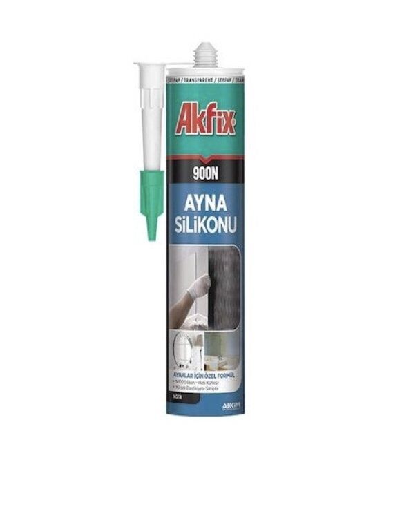 Akfix Nötr Ayna Silikonu 280 ml – Aynalar İçin Güvenli ve Dayanıklı Yapıştırıcı