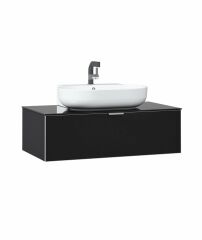 Orka Banyo Dolabı Yalıköy 90 Cm Siyah Tkm