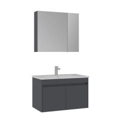 Orka Banyo Dolabı Side 85 Cm Antrasit