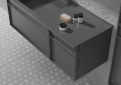 Belinza Banyo Dolabı Valkür 100 Cm Antrasit Tkm