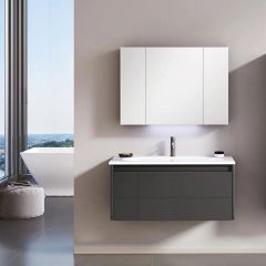 Orka Banyo Dolabı Likya V2 80 Cm Mat Antrasit Tkm