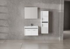 Belinza Banyo Dolabı Maria Beyaz  65 Cm Takım