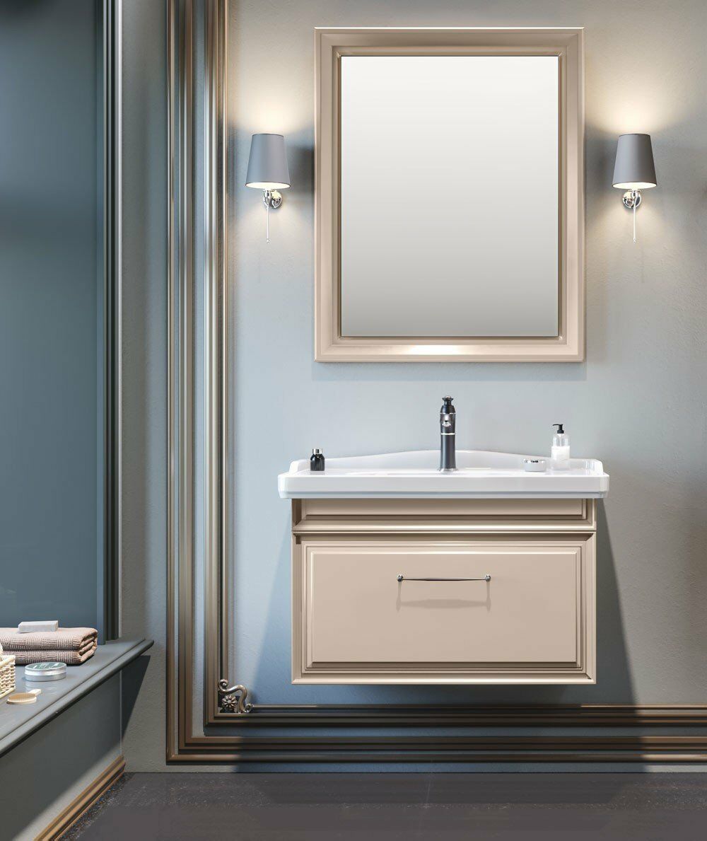 Orka Banyo Dolabı Design 85 Cm Mat Cappucıno Tkm