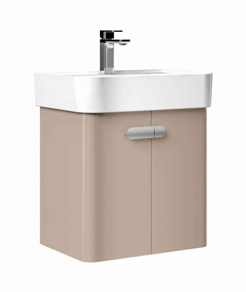 Orka Banyo Dolabı Orbit 55 Cm Parlak Cappucino