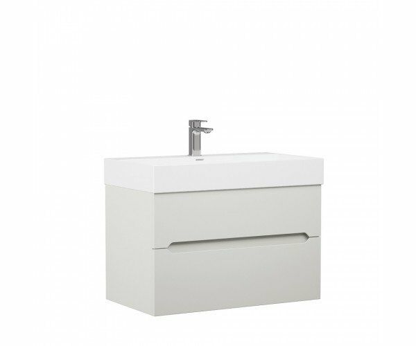 Orka Malta 80 Cm Mat Kaşmir Banyo Dolabı