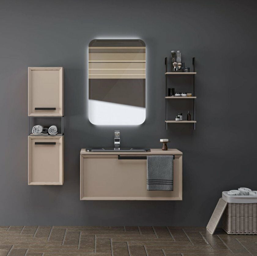 Belinza Banyo Dolabı Enrica 85 Cappucino