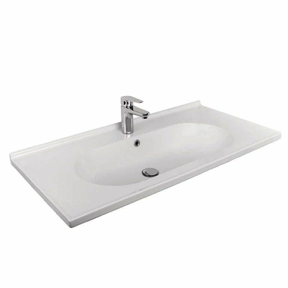 Orka Likya 100 Cm Mat Antrasit Banyo Dolabı Takımı