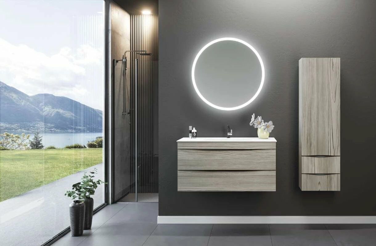 Orka Banyo Dolabı Vento 80 Cm Takım Glasgow