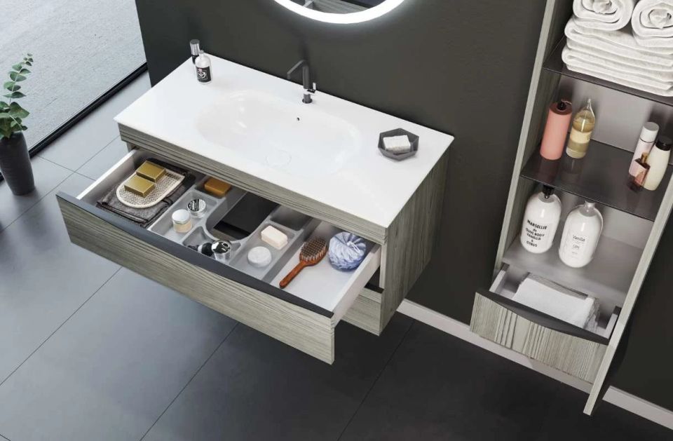 Orka Banyo Dolabı Vento 80 Cm Takım Glasgow
