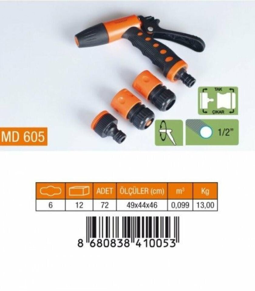 Md605 Otomatik Tabanca 4'Lü Set 1\2