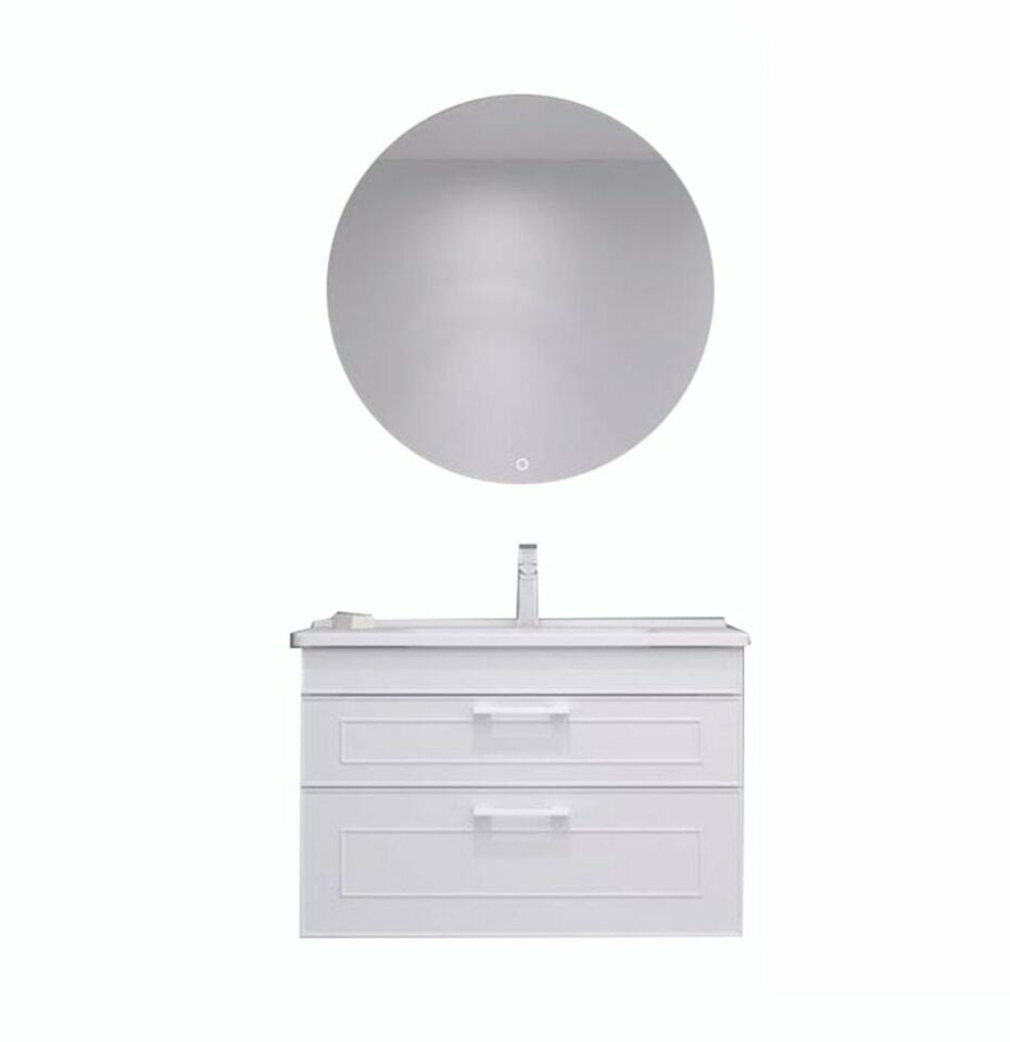 Orka Banyo Dolabı Limpo 80Cm Çekm. M.Byz Membran Tkm