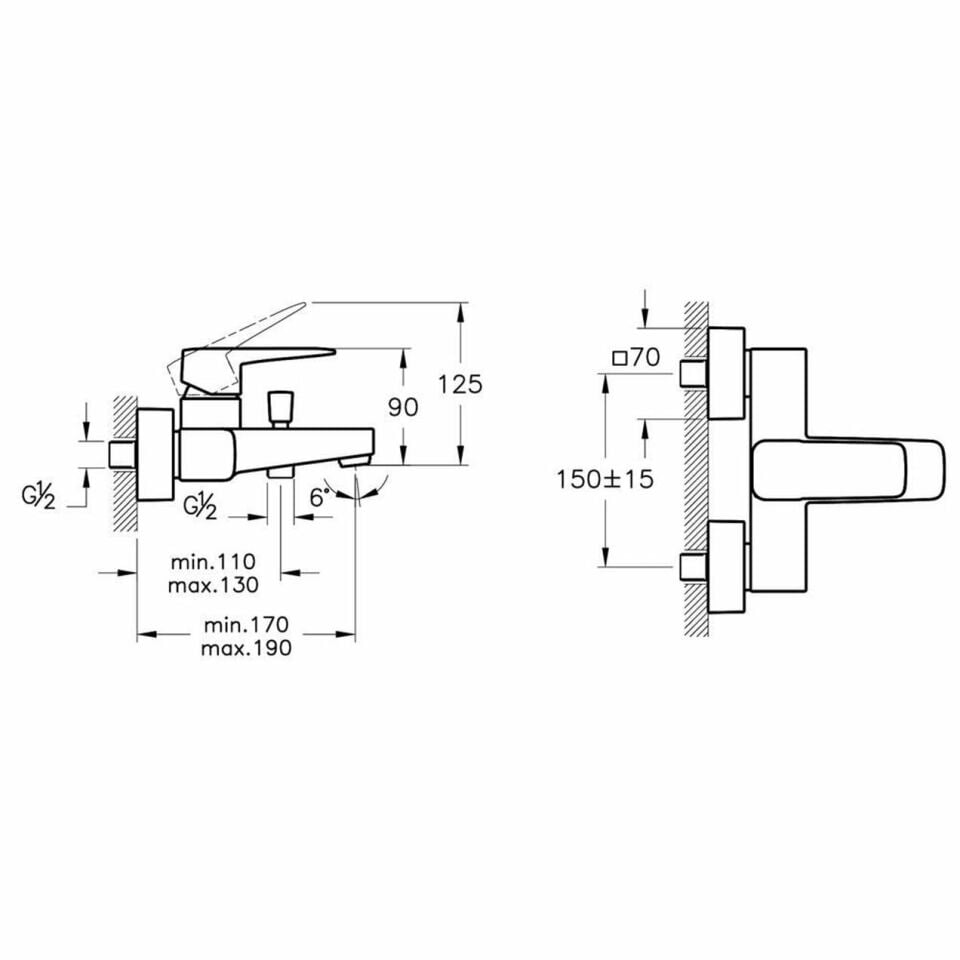 Artema Root Square Banyo Bataryası A42737