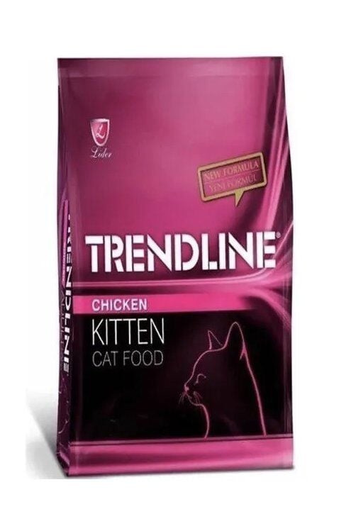 TRENDLİNE TAVUKLU YAVRU KEDİ MAMASI 1KG