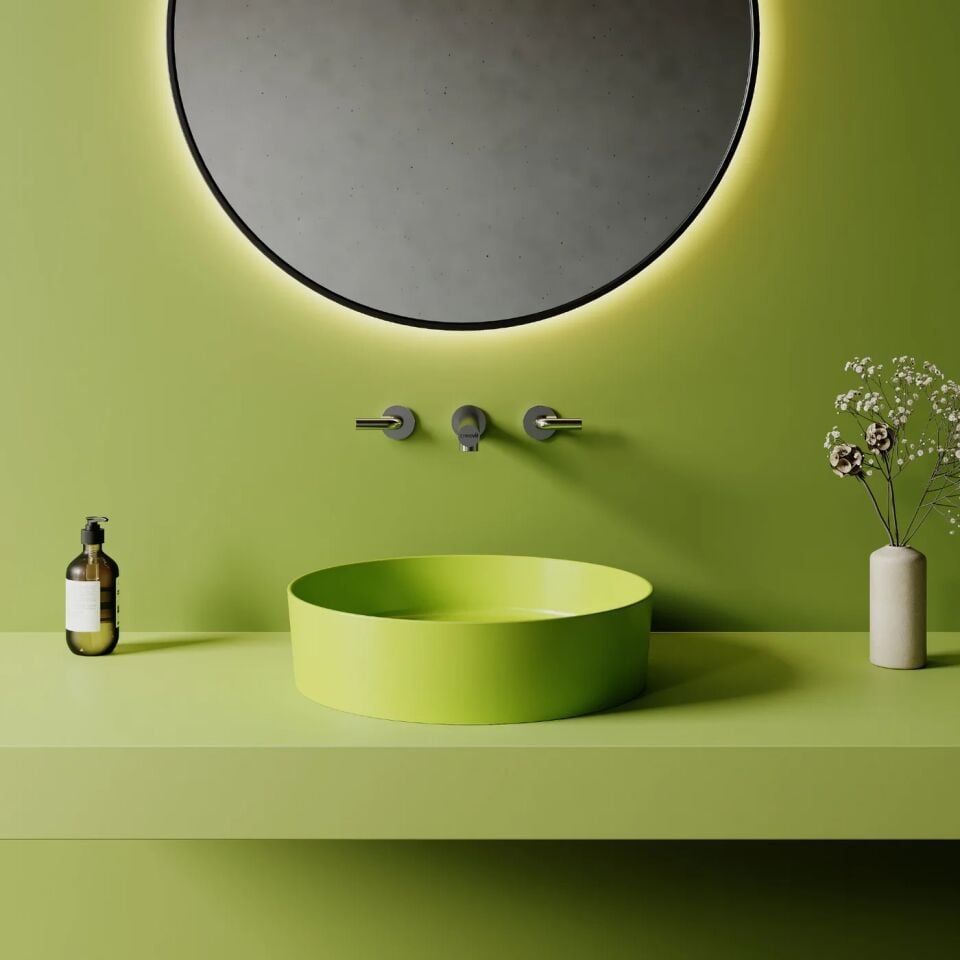 Creavit Loop 45cm Çanak Lavabo Extra Neon LP145