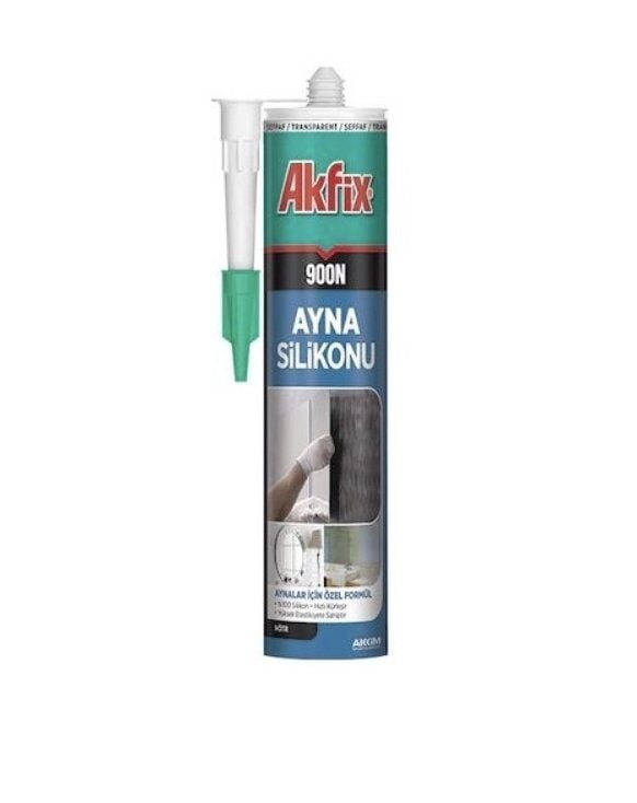 Akfix Nötr Ayna Silikonu 280 ml – Aynalar İçin Güvenli ve Dayanıklı Yapıştırıcı