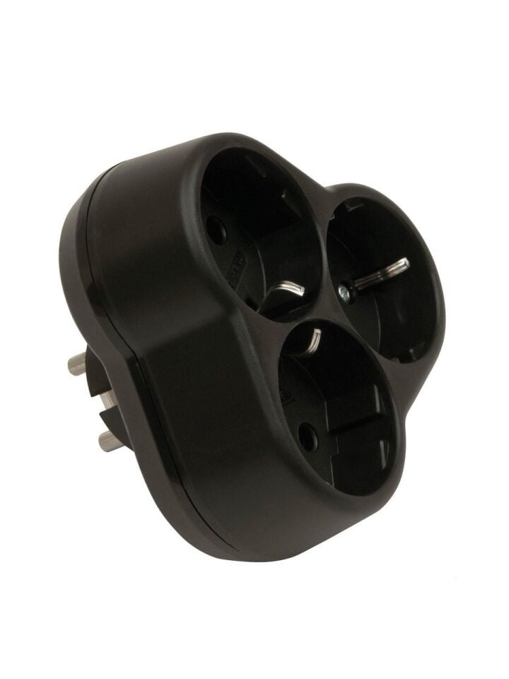 Yonca Topraklı Priz - Siyah 90303316