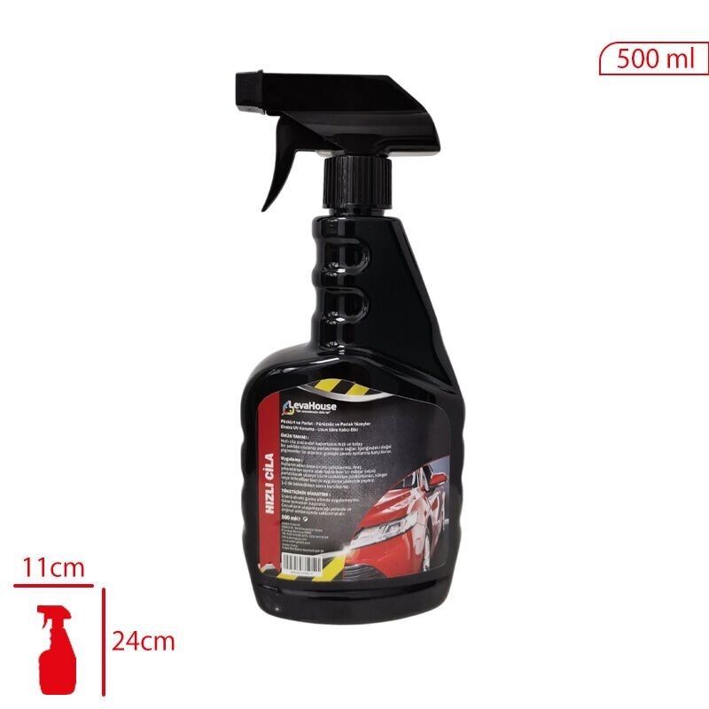 Leva Oto Hızlı Cila 500ML – Parlaklık ve Koruma Bir Arada