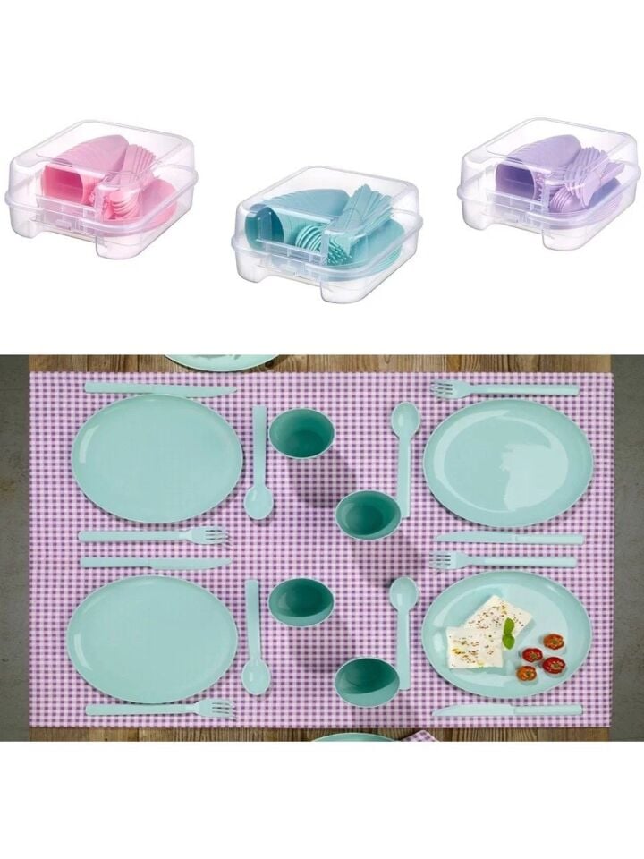 Gondol Piknik Seti 31 Parça Yeşil