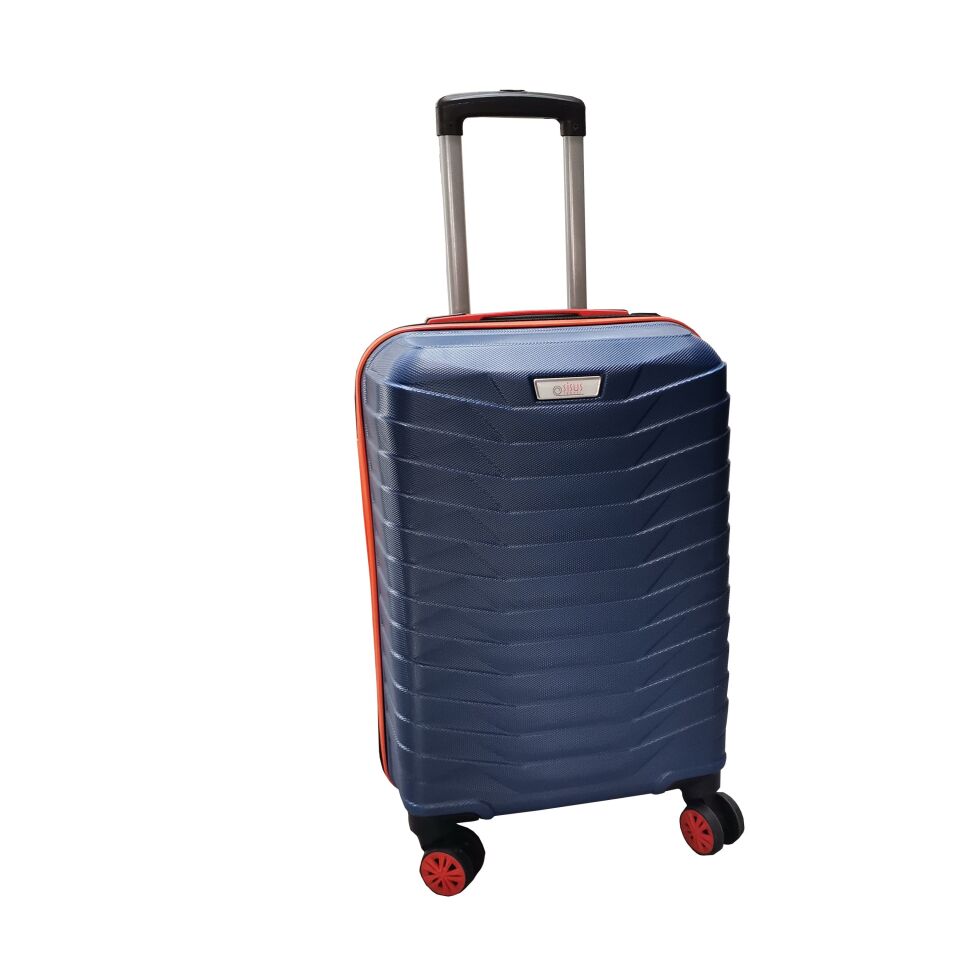 SISUS TRAVEL VALİZ KABİN BOY LACİVERT/TURUNCU ZEUS