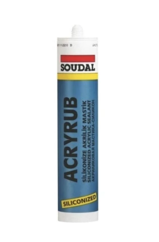 Soudal Acryrub Silikonize Mastik Antrasit Gri