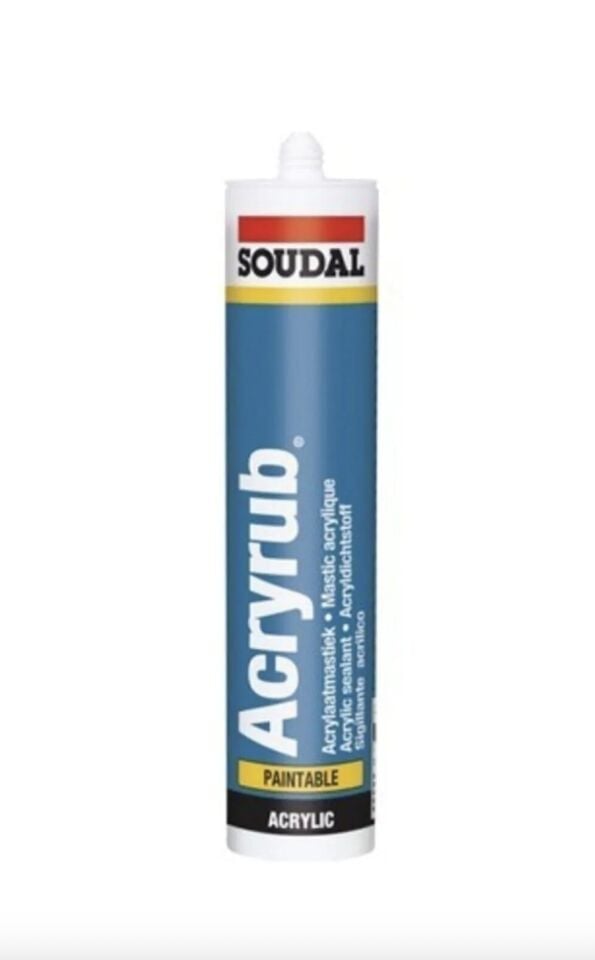 Soudal Silikonize Mastik Acryrub Antrasit Gri 500gr