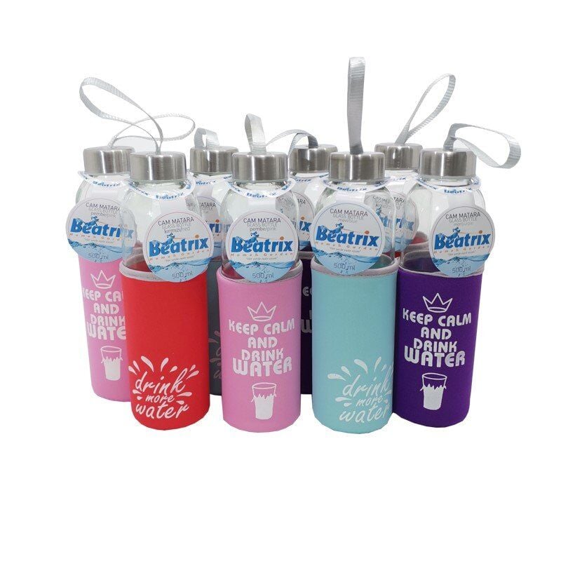 Beatrix Cam Matara Kılıflı 500 ml